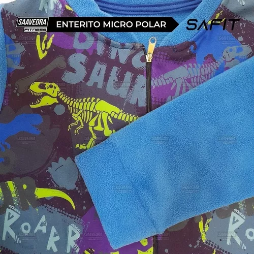 Enterito Micro Polar Niños Infantil Monito Pijama Safit 312