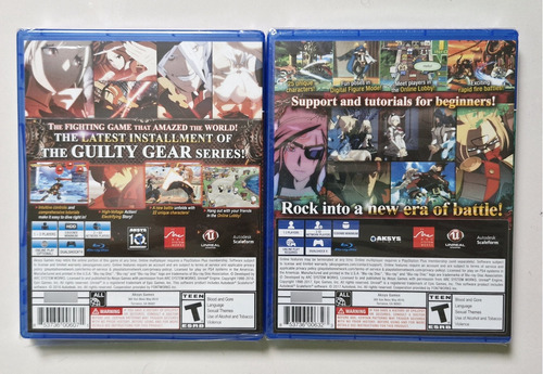 Guilty Gear Xrd Revelator 1 E 2 Ps4 Mídias Físicas (Usado)