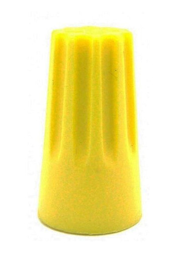 Terminal Conector Torção Amarelo 3 X 2,5mm²  50 Peças