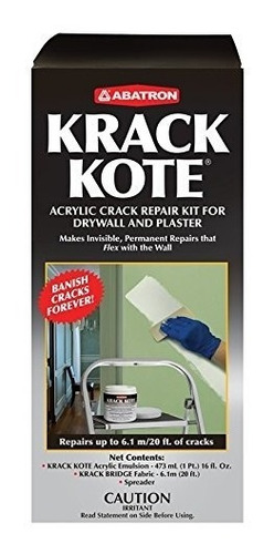 Krack Kote - Kit De Reparación De Grietas De Paneles De Yeso