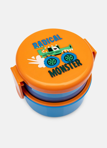 Marmita Pequena Monster Truck Puket Cor Laranja