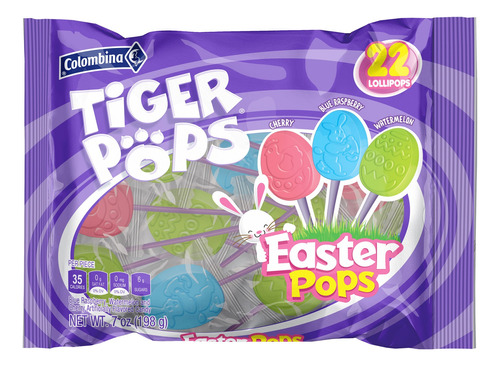 Paletas De Huevo Pascua Cereza Frambuesa Sandía 22pz Easter