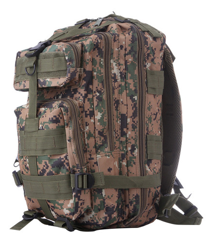 Mochila De Camuflaje Digital, Paquete De 20-35 L