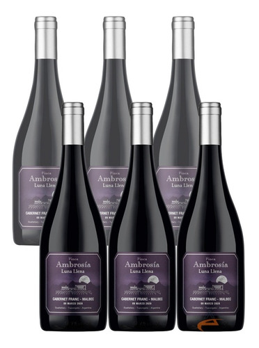 Vino Luna Llena Ambrosia Cabernet Franc/malbec 6x750ml