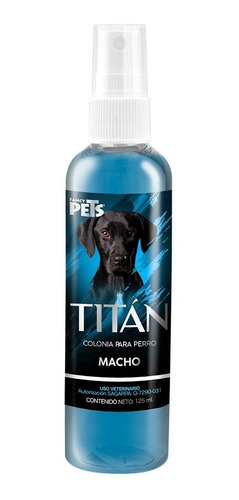 Perfume Para Perro Macho Titan 125 Ml Locion Mascota