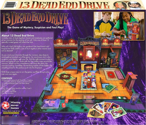 Juego De Mesa La Herencia De La Tía Ágata 13 Dead End Drive