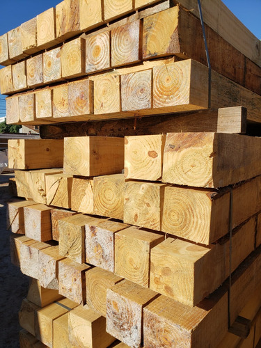 Poste Puntal Madera Pino Encofrado 3 X 3 X 3.05 Mts. Ms