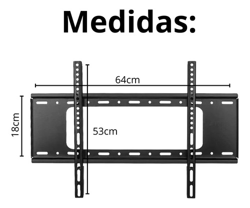 Soporte Tv Led Lcd 40 A 85 Pulgadas Fijo Pared Soporta 75kg