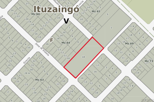 Lote En Venta - Ituzaingó Semi Industrial Financia