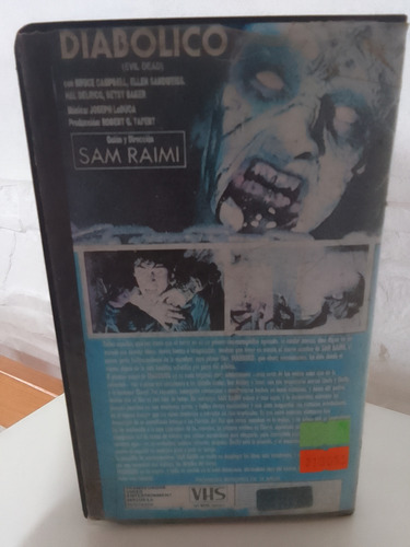Posesion Infernal-evil Dead-diabolico-sam Raimi-vhs-1987 (Usado)