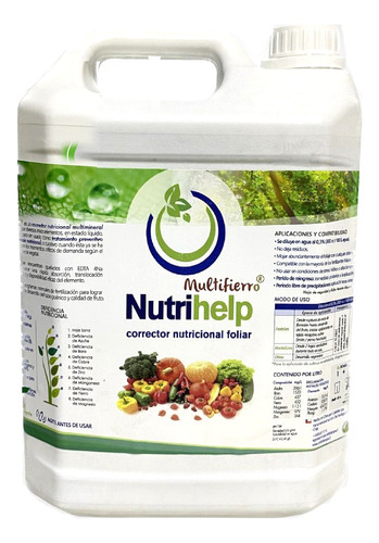 Nutrihelp Multifierro, Corrector Nutricional 5 L