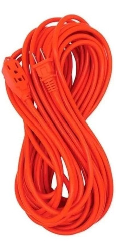 Extensión Eléctrica De 20 Mts Uso Rudo Naranja Tech Tools