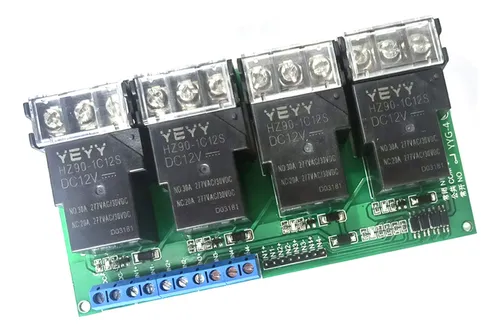 comprar Control Del Módulo De Relé, 4 Canales, Alta\u002Fbaja, 30 A, Relé