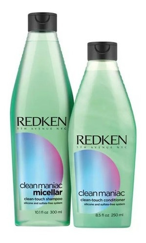 Kit Redken Clean Maniac Sh 300ml E Cond. 250ml Sem Sulfato E