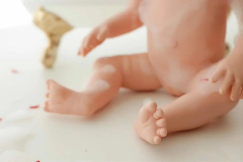 Bebe Reborn Menina Pérolas Barata Princesa + Bolsa
