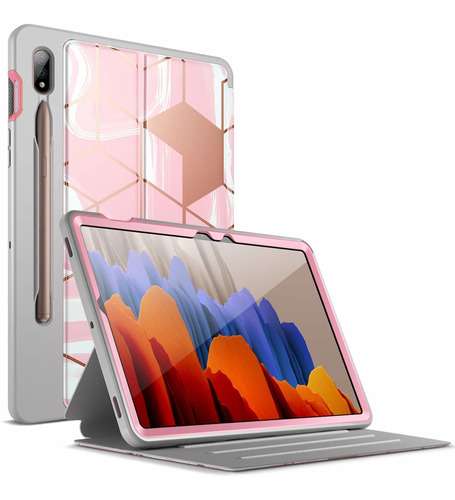 Popshine Marble Series - Funda Para Samsung Galaxy Tab S7, S