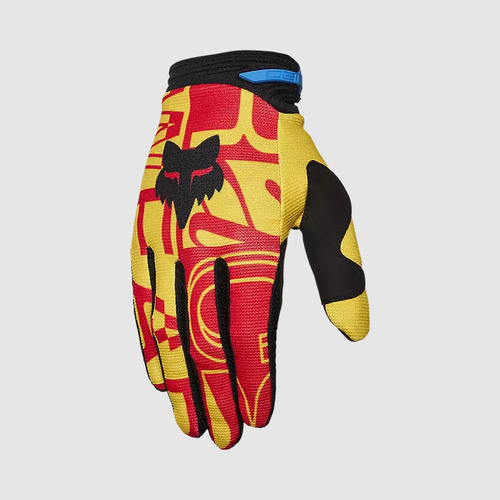 Guantes Moto 180 Race Spec Amarillo Fox Talla M