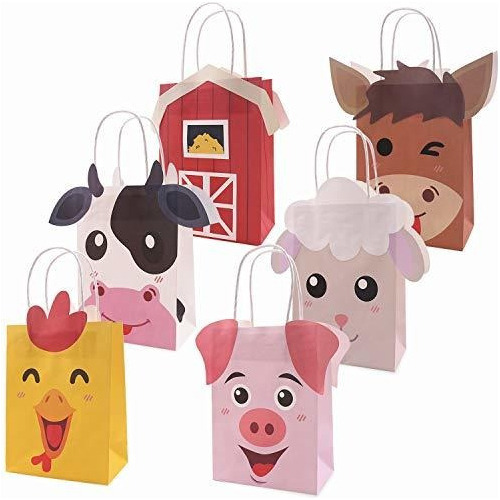 Disfraz Faisichocalato Farm Animal Party Favor Bolsas Barnya