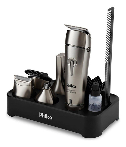 Aparador De Pelos Philco Pap03 12 Em 1, Bivolt