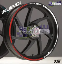 Comprar Stickers Reflejantes Para Rines Pulsar Ns Rs As Otras Motos