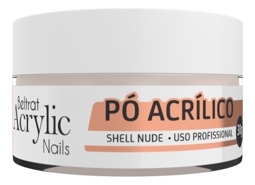 Po Acrilico Shell Nude Beltrat 30g - Acrylic Nails Acrigel