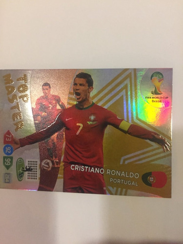 1 Cards  Adrenalyn Top Master  2014 Cristiano  Ronaldo