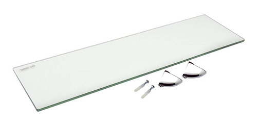 Juego 2 Estantes Cristal Templado 10 Mm 50 Cm X 15 Cm - Lujo