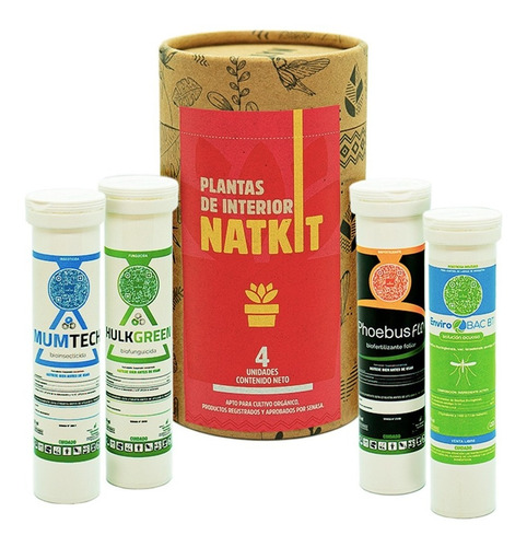 Kit Plantas De Interior Apto Para Cultivo Orgánico Nateien