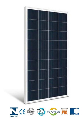 Imagem 1 de 5 de Placa Painel Energia Solar Policristalina 150w C/ Inmetro