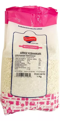 Arroz Para Sushi Valle Imperial 1 Kilo Argentina !