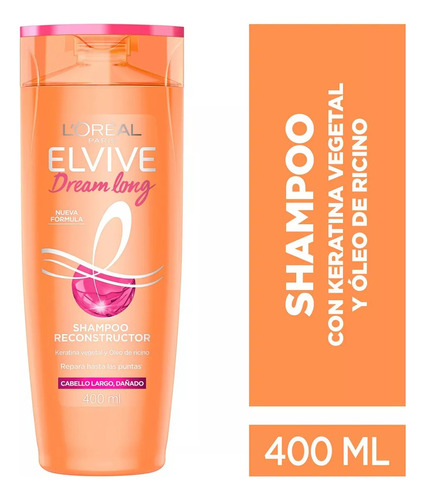 Shampoo Reparación Dream Long Elvive L'oréal 400ml