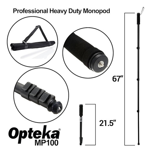Monopod Opteka Mp100 170cm + Bolso Nuevo-caja Ofertón !!!