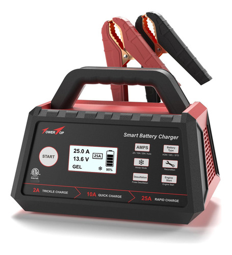 Cargador De Batería Inteligente 2 10 25 Amperios 12v Automát
