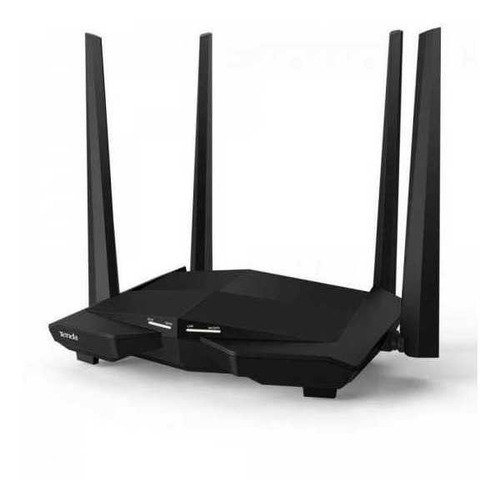 Imagem 4 de 4 de Roteador Gigabit Dual Wifi 1200mbps Ac10 Preto Tenda