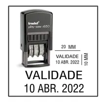 Comprar Carimbos: 1 Data Fabricação E 1 Data Validade + Tinta Vinil