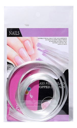 Fibra Para Alargar Uñas,fibra De Vidrio.dama Manicure Nails