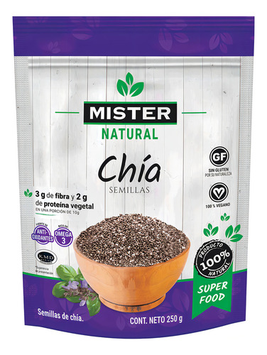 Mister Natural Semilla De Chia, 250 G