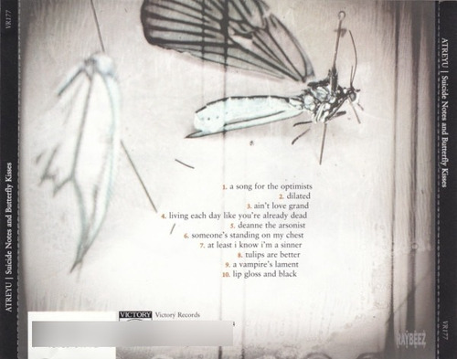 Atreyu - Suicide Notes And Butterfly Kisses Cd Metal P78