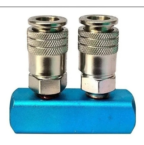 Conector Acoplador Rápido Para Compresor 2 Salidas, Cople. (Usado)