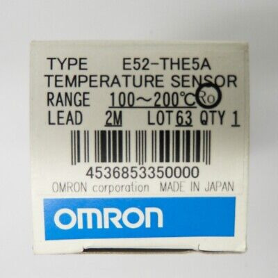 Omron E52 Series Temperature Sensor E52-the5a 100-200 2m Eeg