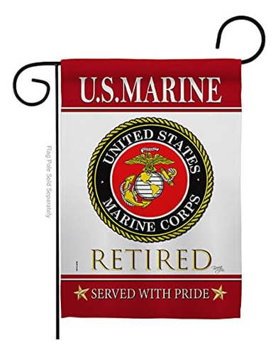 Us Marine Garden Flag Armed Forces Corps Usmc Semper Fi...