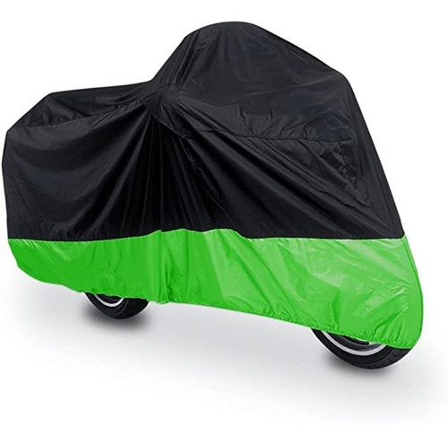 Uxl Xl 180t Protector De Polvo De Lluvia Negro Verde Scoote.