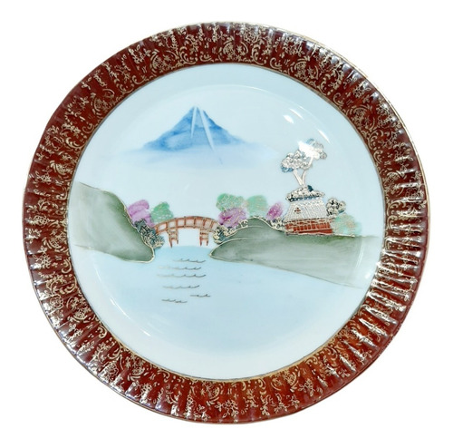 Plato Decorativo Porcelana Tsuji Alpes 20cm