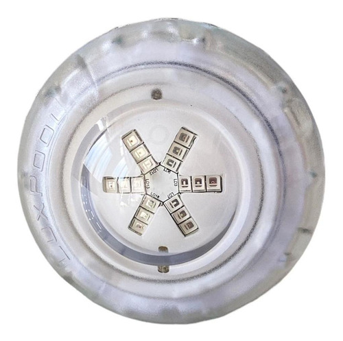 Kit 6 Led 9w P Piscina + Comando Rgb 2 Saídas Auxiliares
