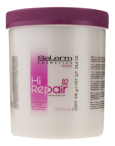 Salerm Hi Repair Tratamiento Para Rejuvenecer Tu Cabello 1kg