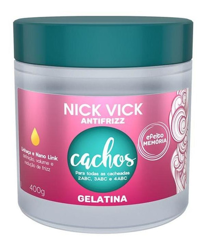 Nick Vick Antifrizz Gelatina Cachos 400 G
