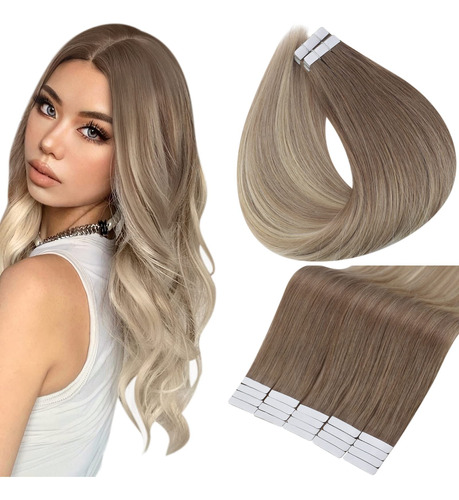 Cinta De Brillo Completa En Extensiones De Cabello Ombre De