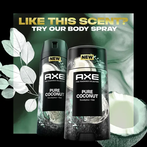 Axe Desodorante En Barra Coco Puro 4 Unidades 74 G 48h