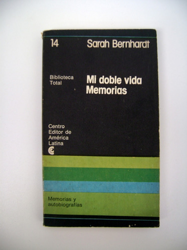 Mi Doble Vida Memorias Sarah Bernhardt Centro Editor Boedo