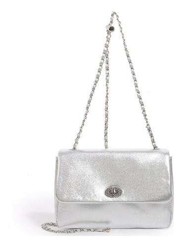 Elegante Bolso De Noche Tipo Bandolera Con Cierre De Cadena